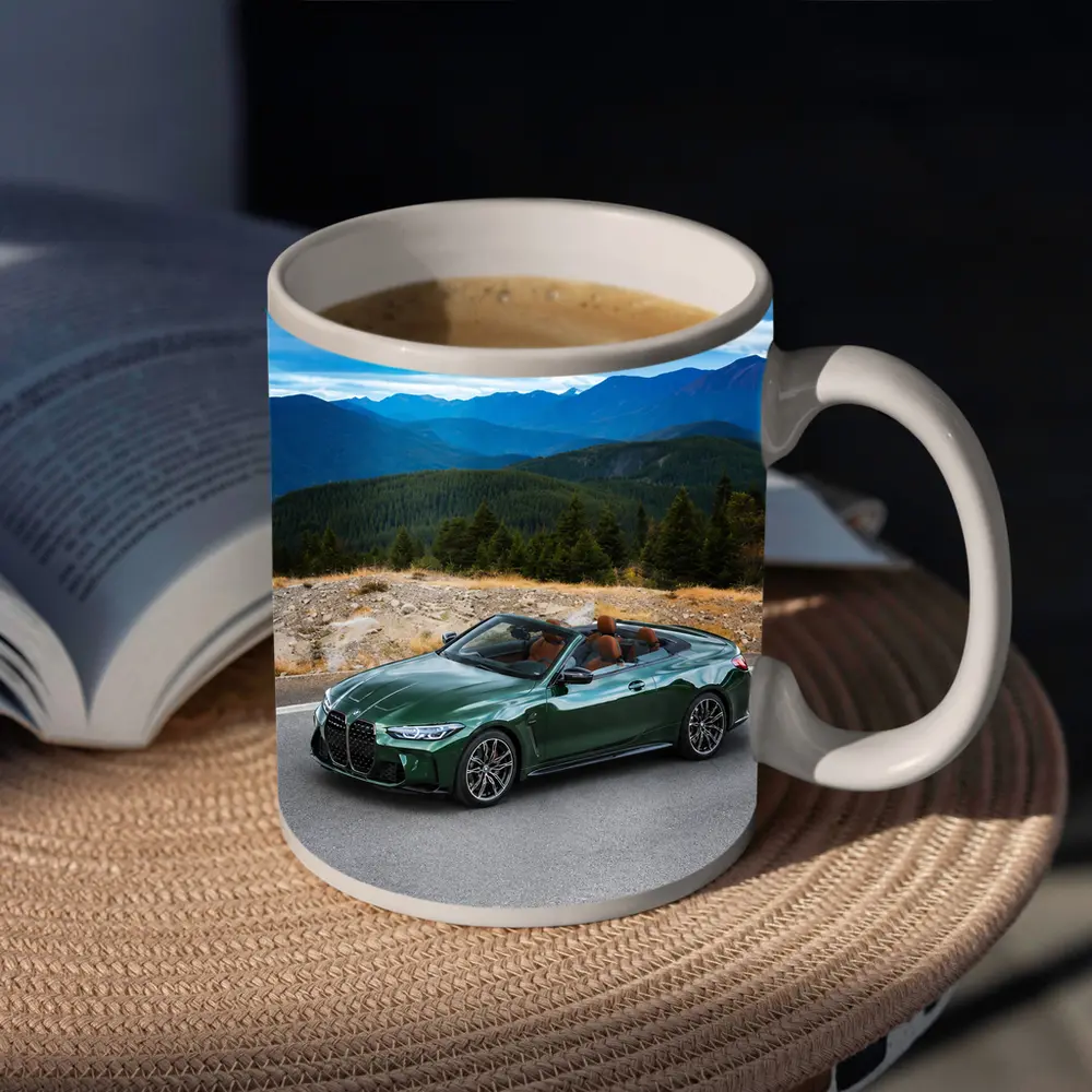 BMW M4 Convertible Green Mountain Road – Mugs
