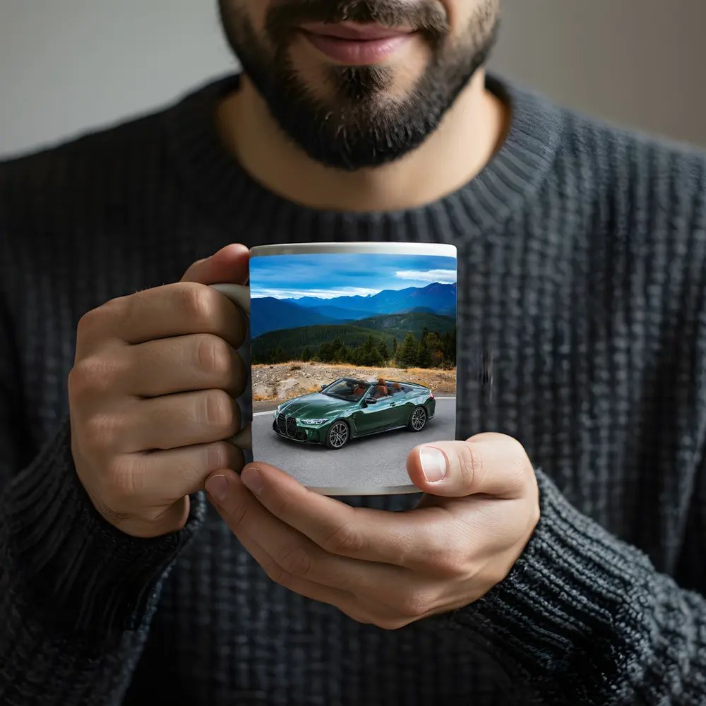 BMW M4 Convertible Green Mountain Road – Mugs
