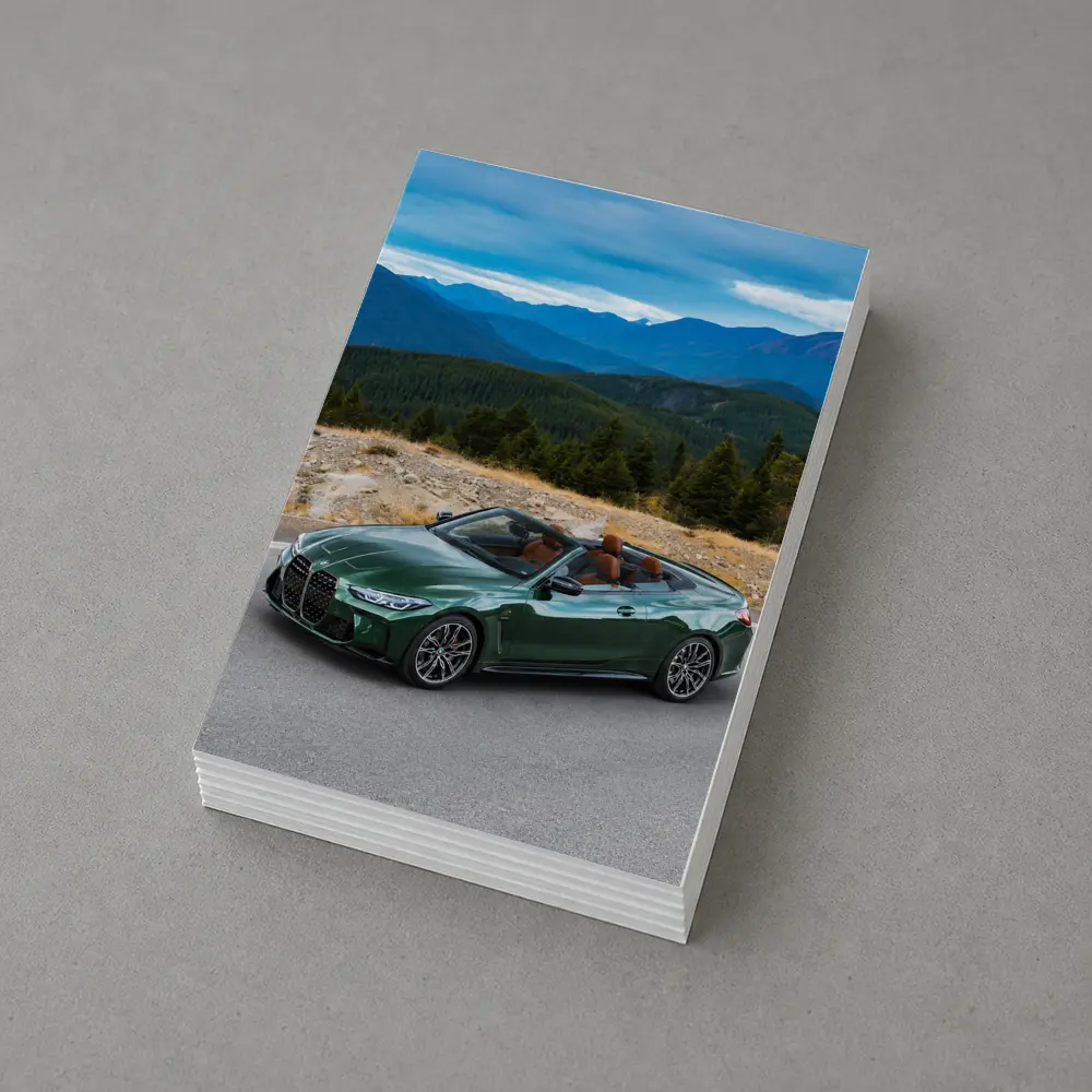 BMW M4 Convertible Green Mountain Road – Postcards