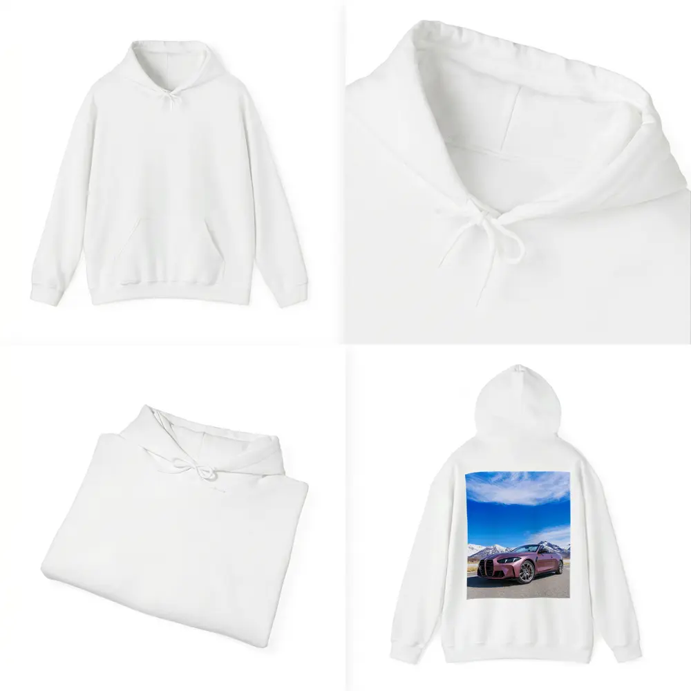 BMW M4 Convertible Snow Mountain Road – Hoodies