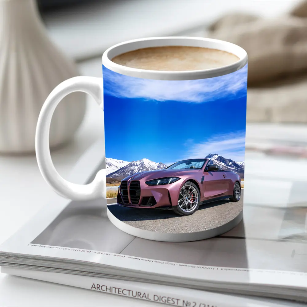BMW M4 Convertible Snow Mountain Road – Mugs