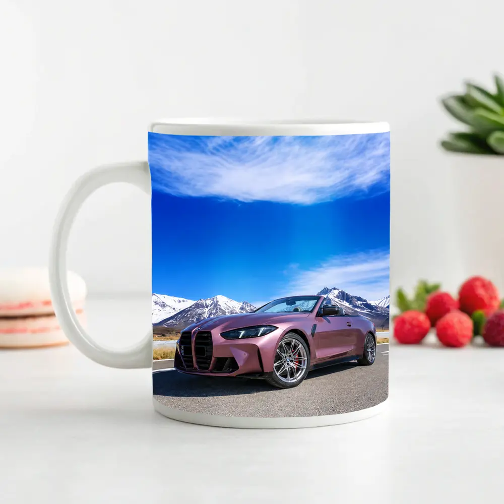 BMW M4 Convertible Snow Mountain Road – Mugs