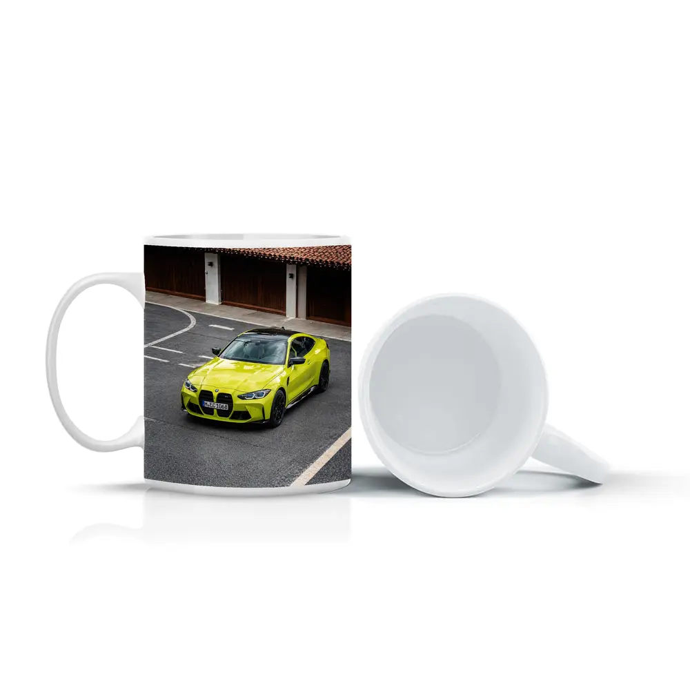 BMW M4 Coupe Acid Yellow Street – Mugs