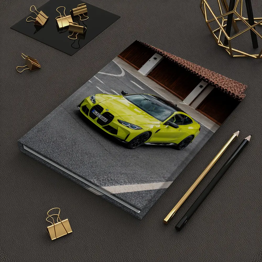 BMW M4 Coupe Acid Yellow Street – Notebooks