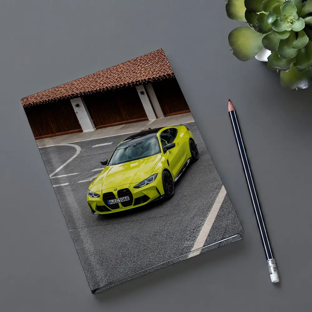 BMW M4 Coupe Acid Yellow Street – Notebooks
