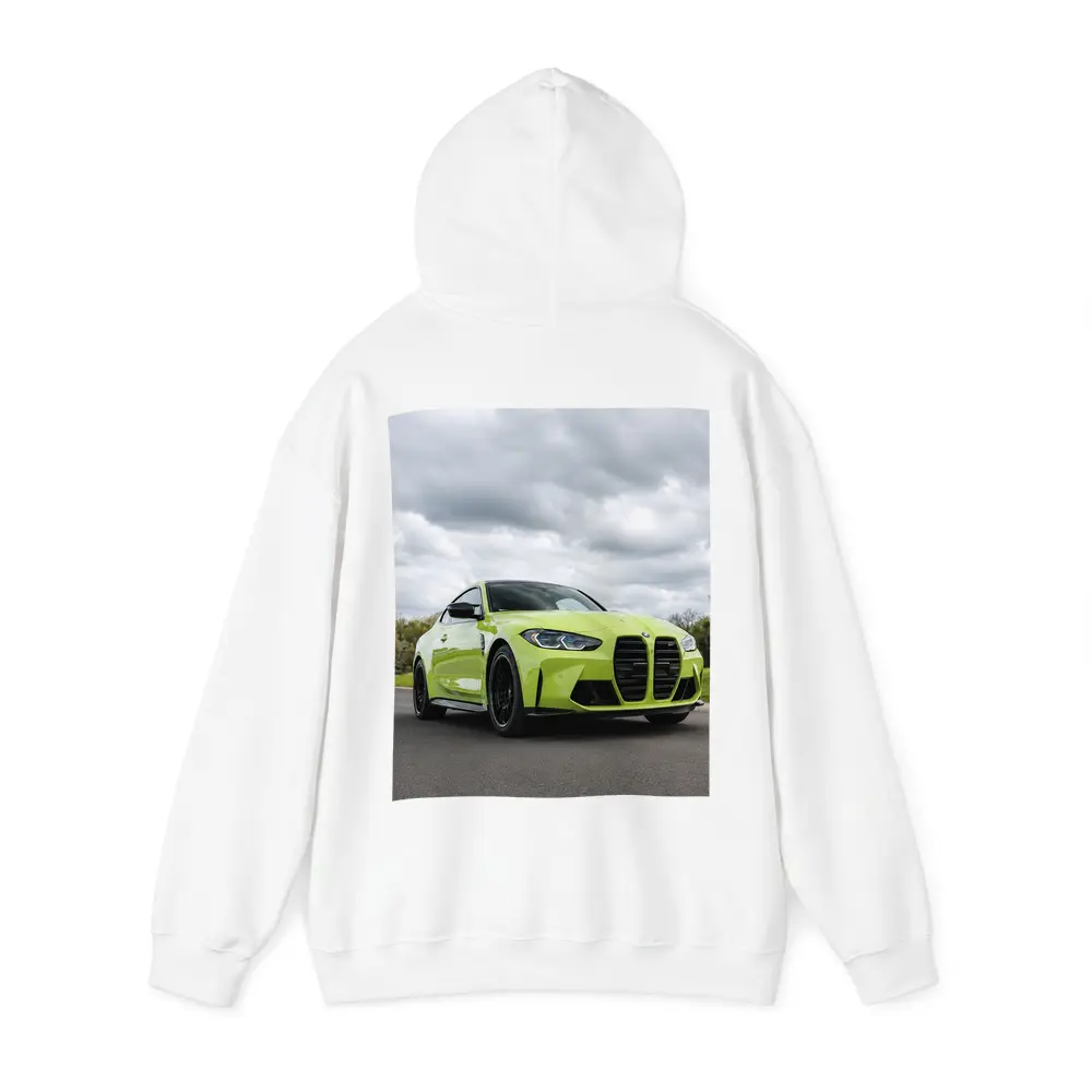 BMW M4 Lime Green Coupe Open Road – Hoodies