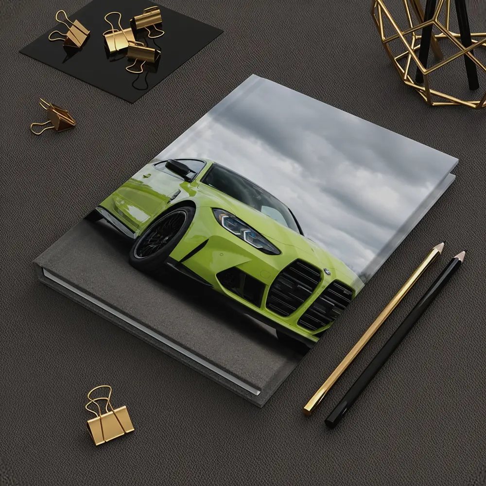BMW M4 Lime Green Coupe Open Road – Notebooks