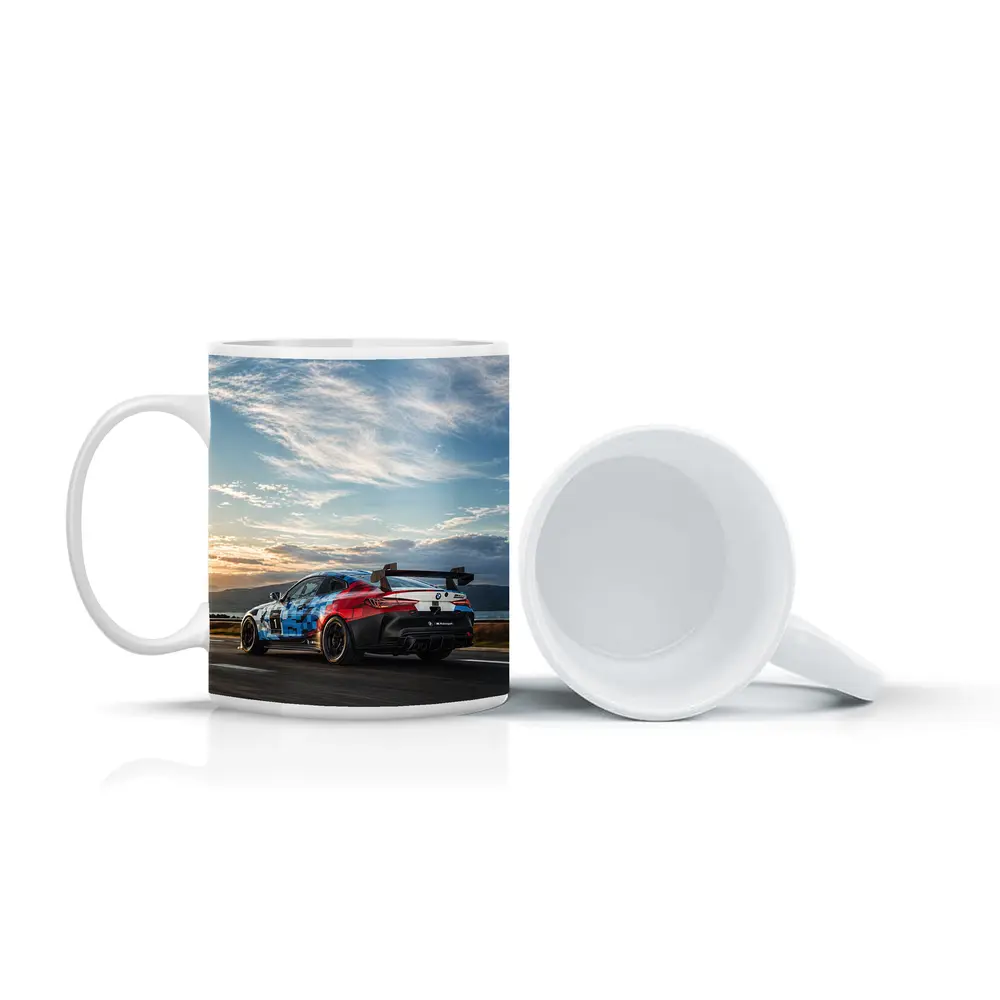 BMW M4 GT4 Racing on Open Road – Mugs