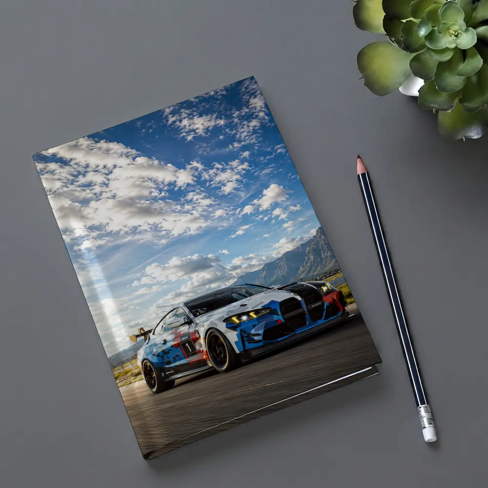 BMW M4 GT4 Race Car On Track – Notebooks