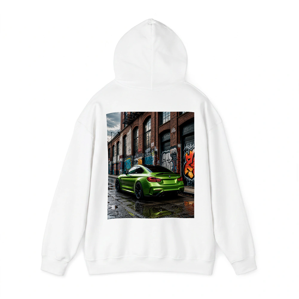 BMW M4 Green Coupe Urban Graffiti Street – Hoodies
