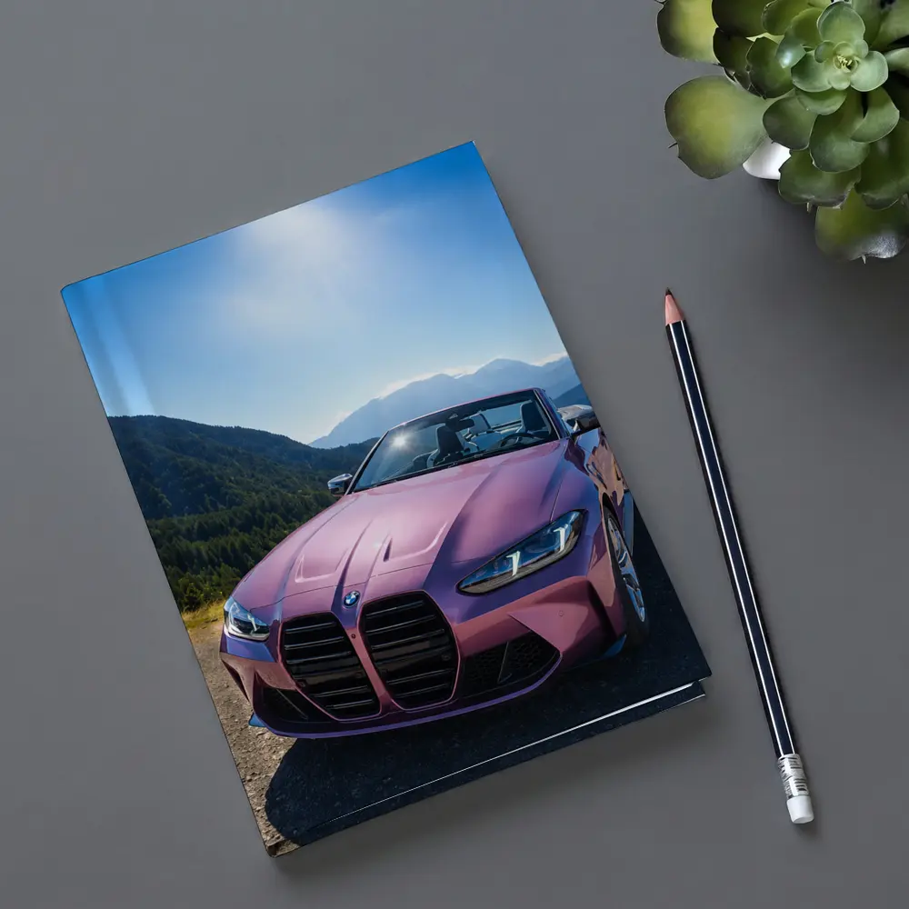 BMW M4 Convertible Pink Mountain Sunny Day – Notebooks