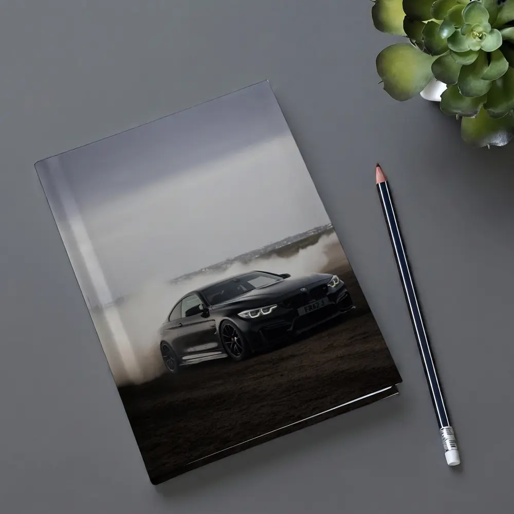 BMW M4 Black Burnout Smoky Drift – Notebooks