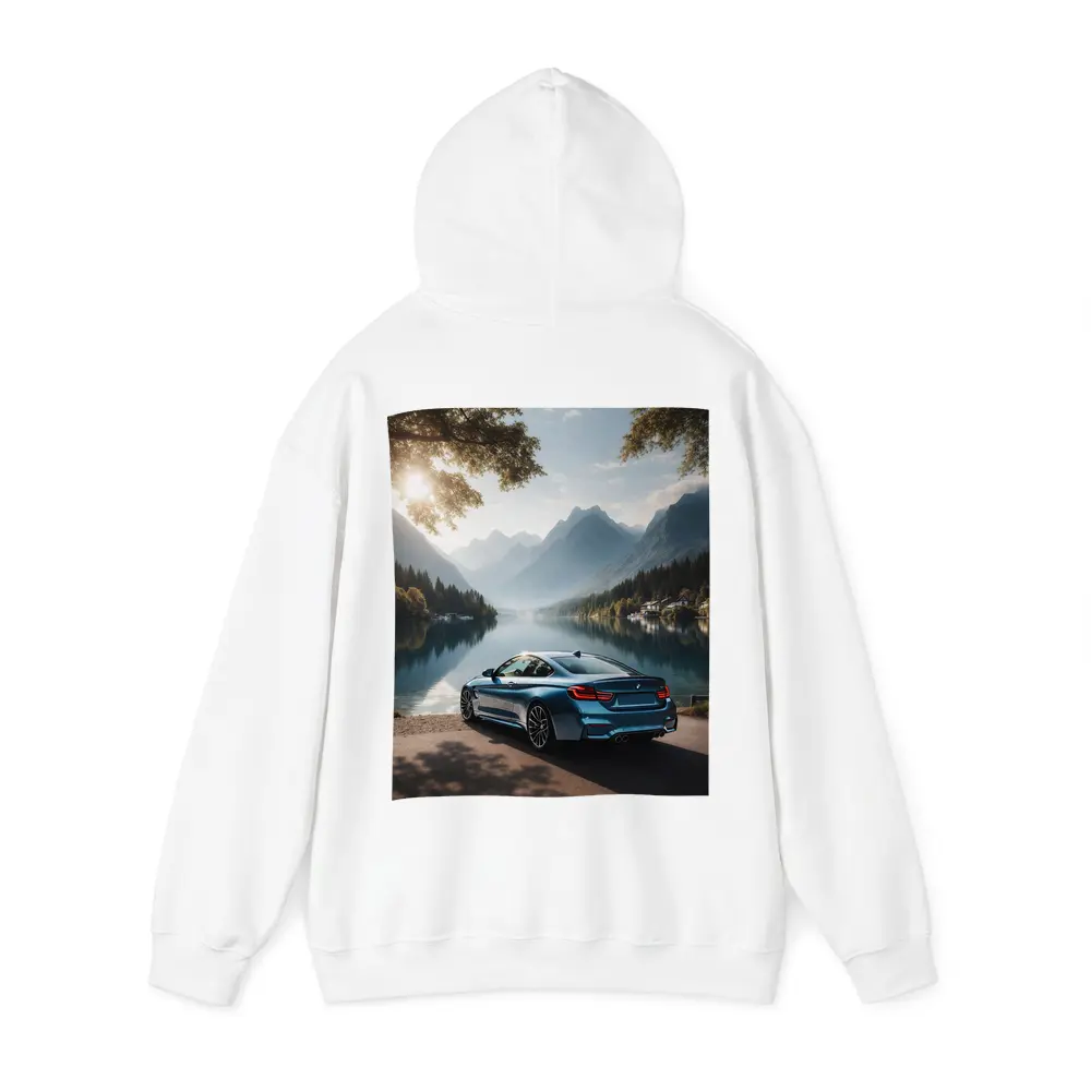 BMW M4 Coupe Parked By Mountain Lake – Hoodies