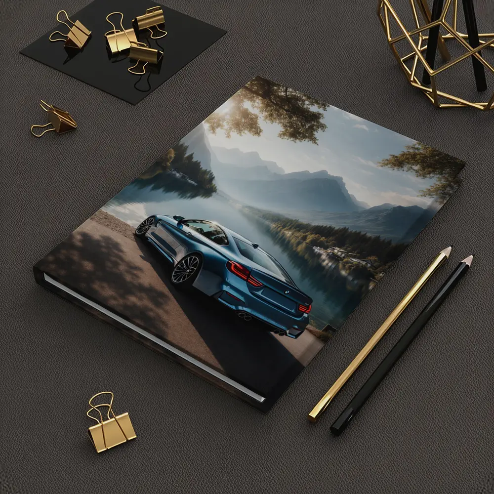 BMW M4 Coupe Parked By Mountain Lake – Notebooks