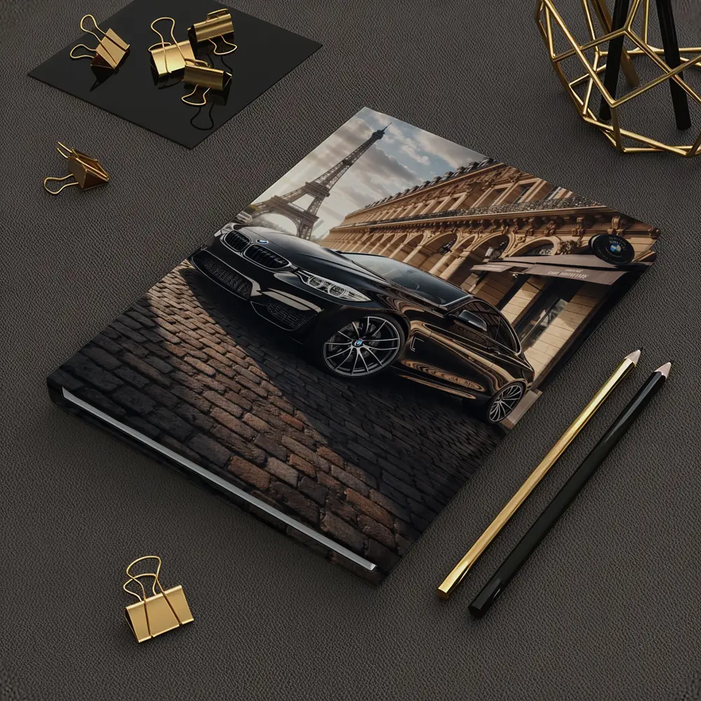 BMW M4 Black Coupe Paris Eiffel Tower – Notebooks