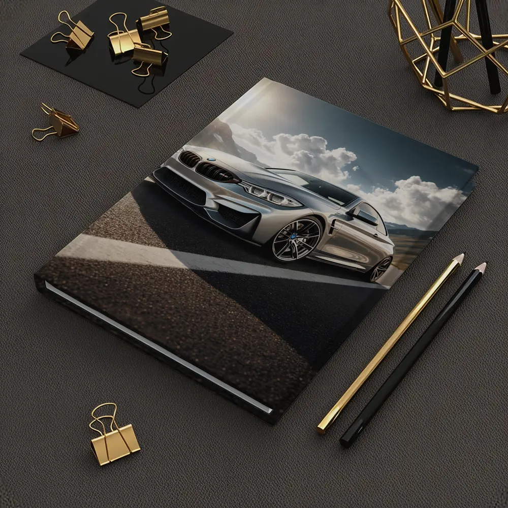 BMW M4 Silver Coupe Mountain Road – Notebooks