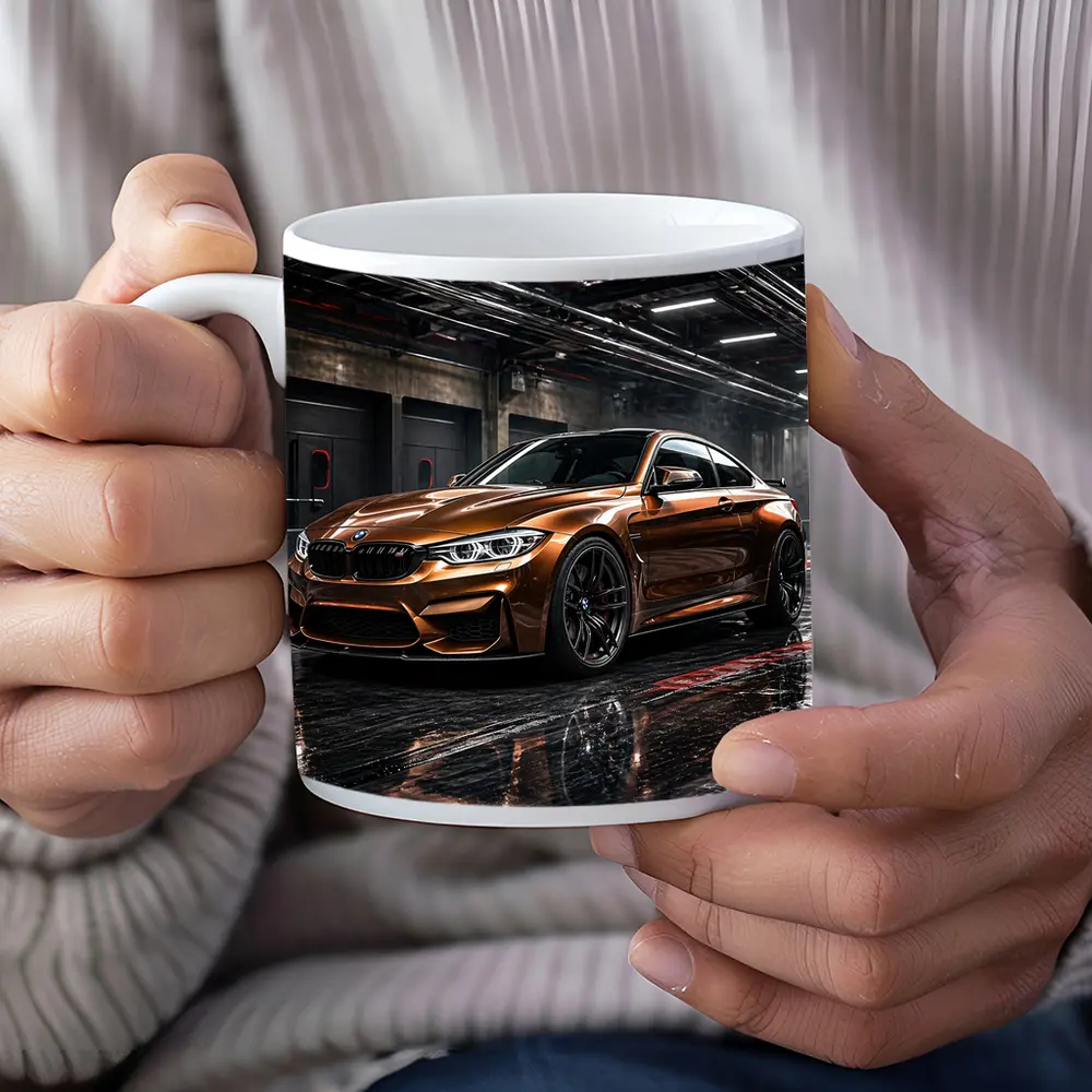 BMW M4 Bronze Coupe Dark Garage – Mugs