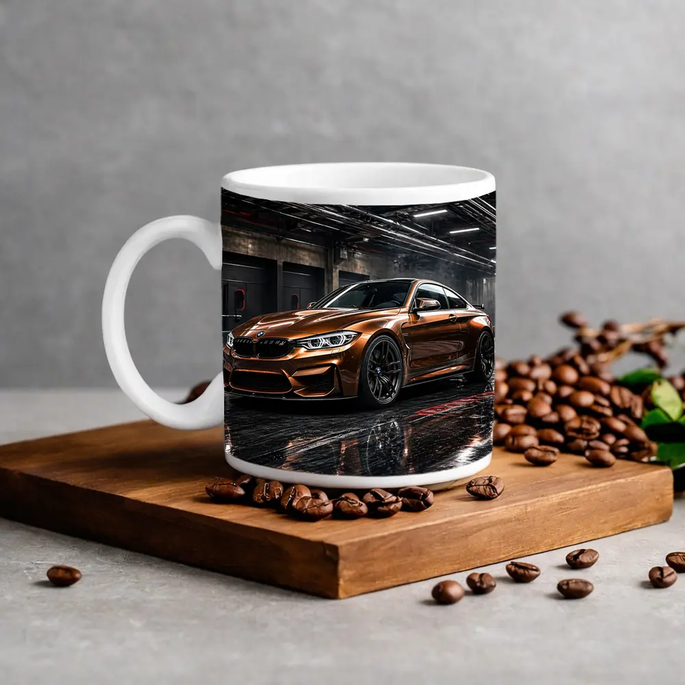 BMW M4 Bronze Coupe Dark Garage – Mugs