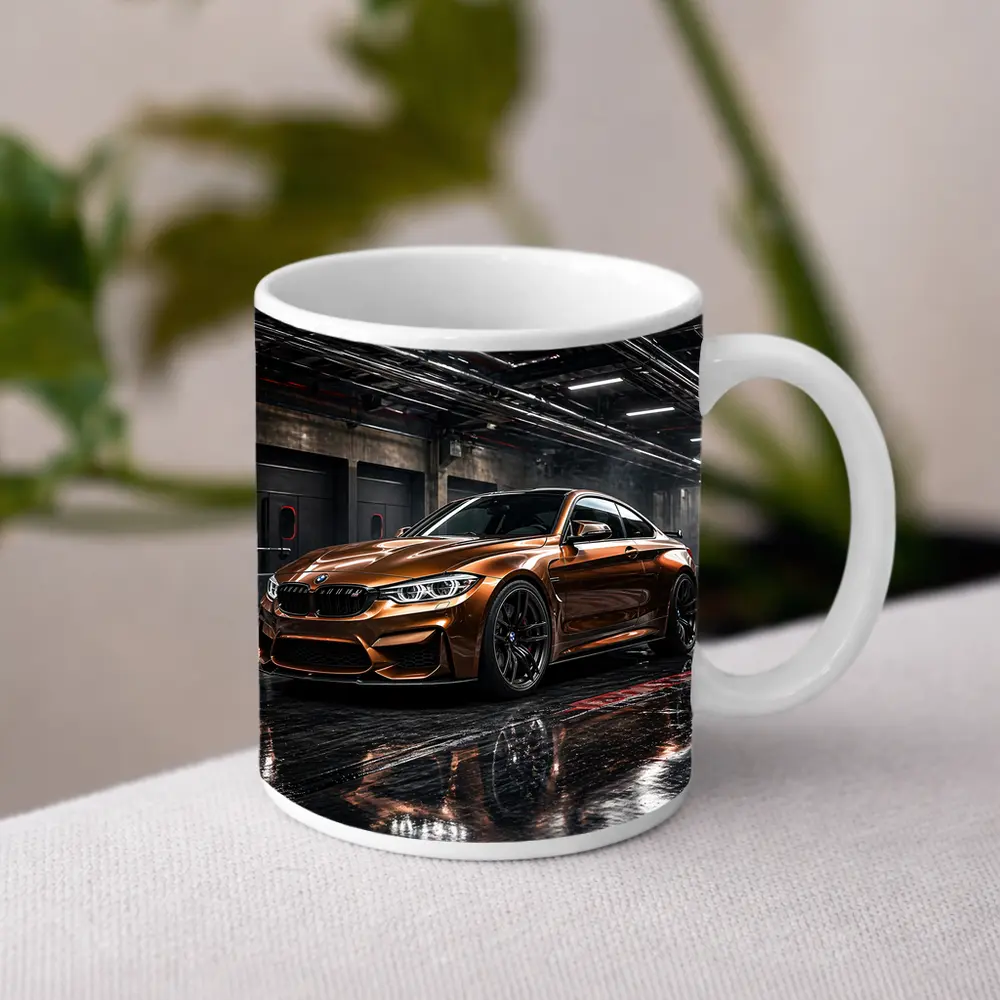 BMW M4 Bronze Coupe Dark Garage – Mugs