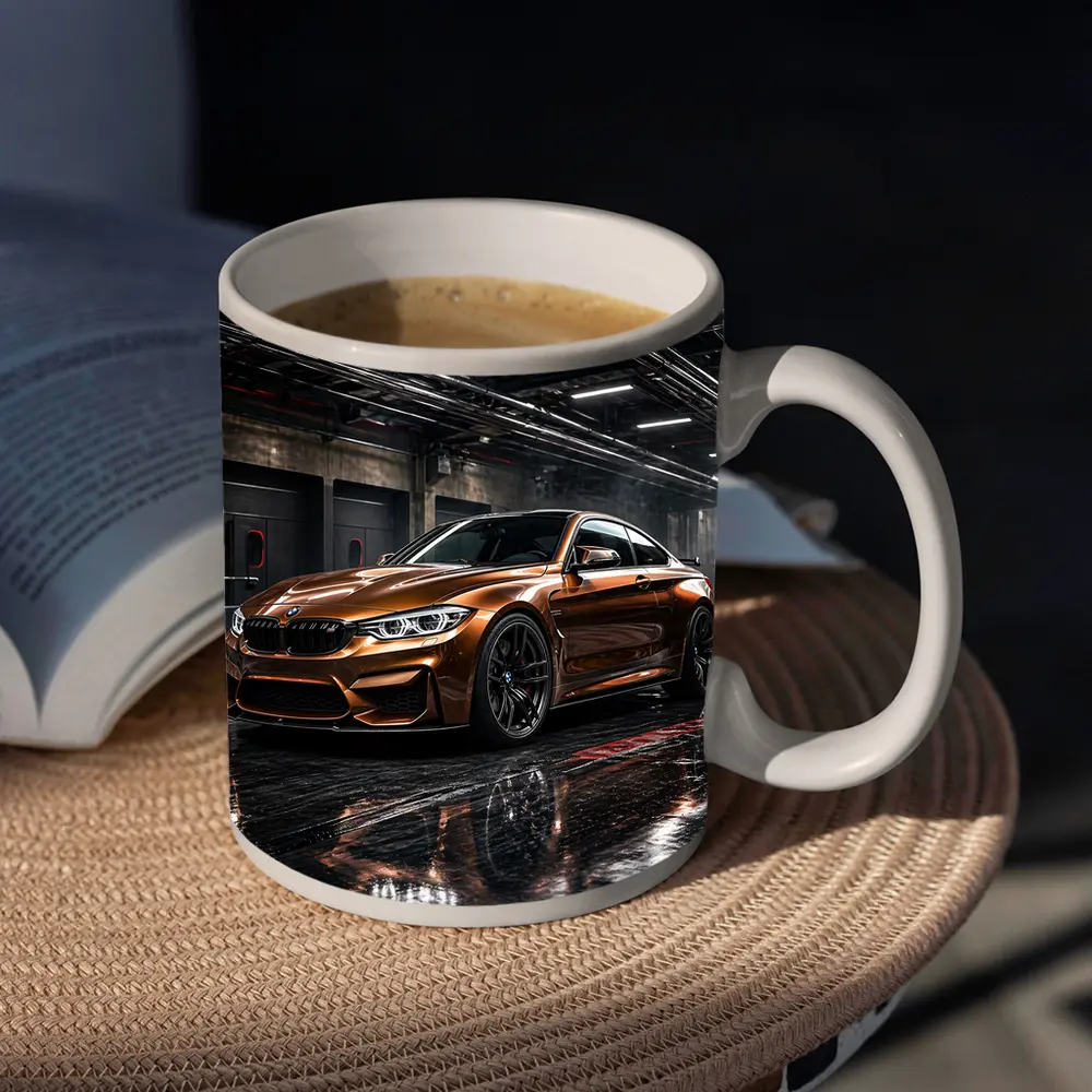 BMW M4 Bronze Coupe Dark Garage – Mugs