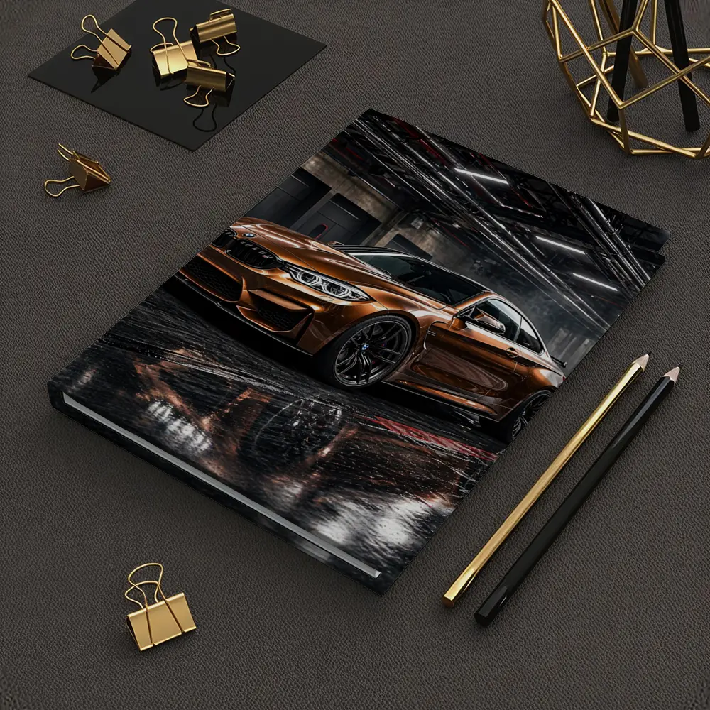 BMW M4 Bronze Coupe Dark Garage – Notebooks