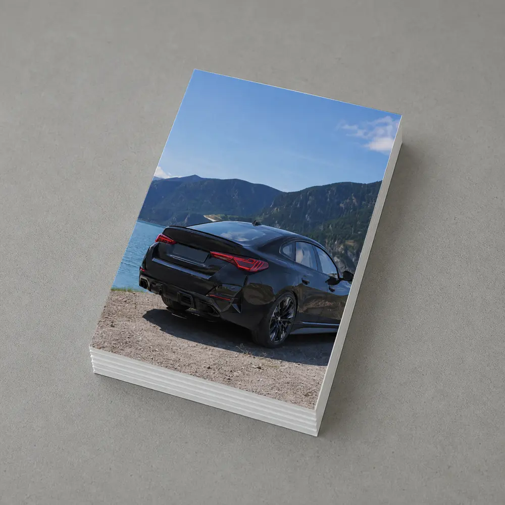 BMW M2 Gran Coupe Black Alpine Lake – Postcards