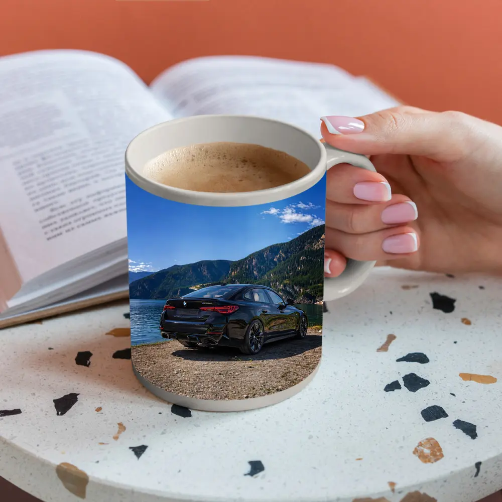 BMW M440i Gran Coupe Mountain Lake View – Mugs