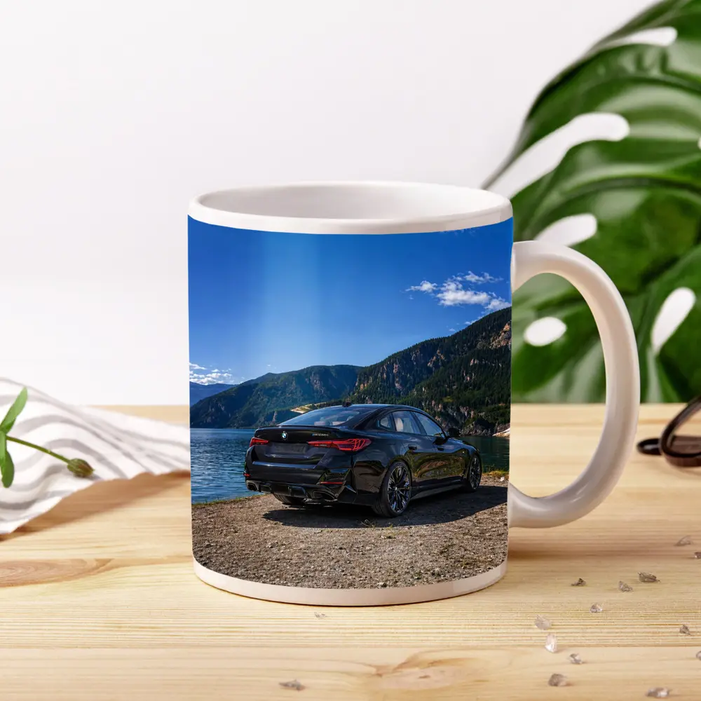BMW M440i Gran Coupe Mountain Lake View – Mugs