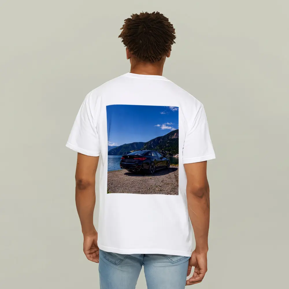 BMW M440i Gran Coupe Mountain Lake View – T-Shirts