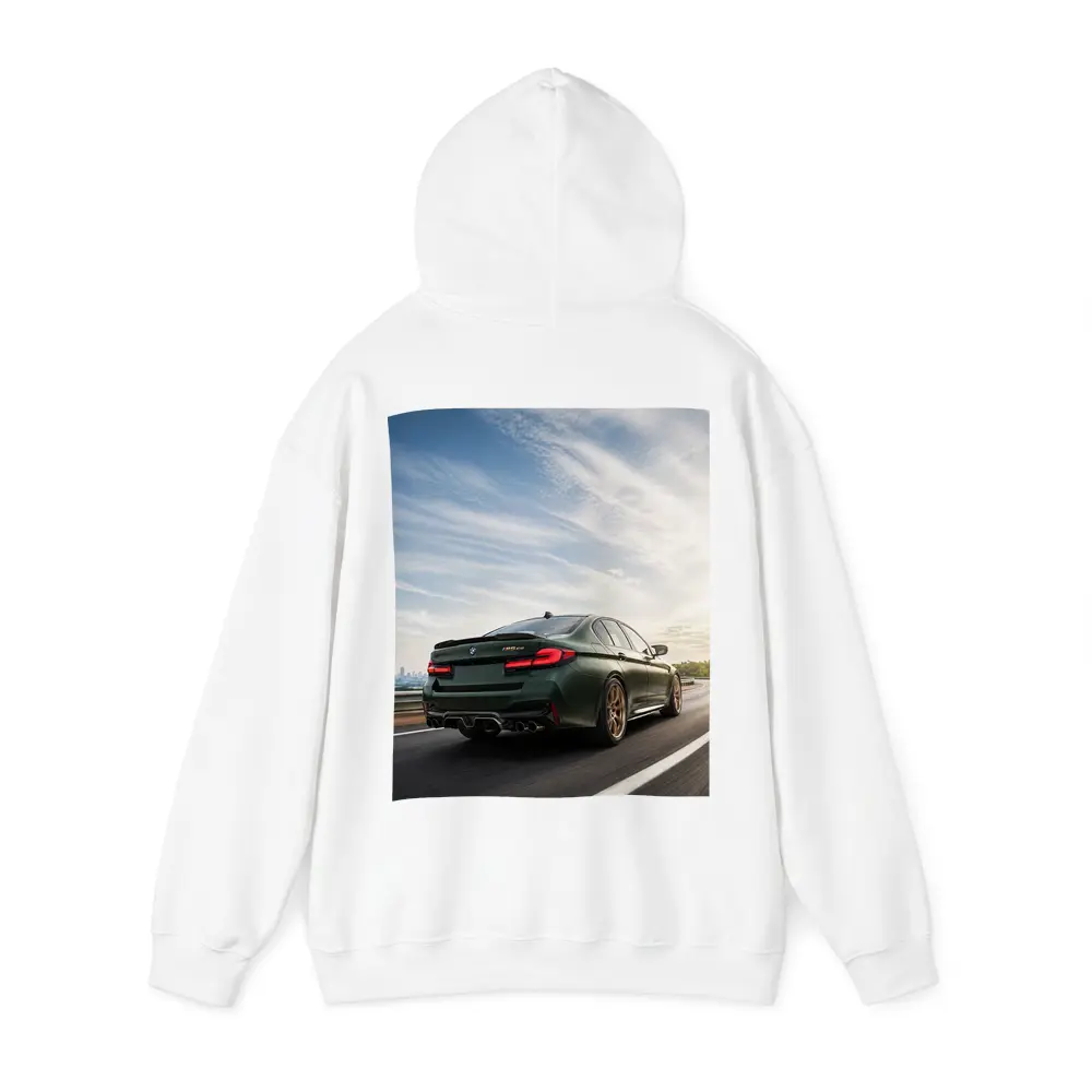 BMW M5 CS Green Sedan Highway Drive – Hoodies