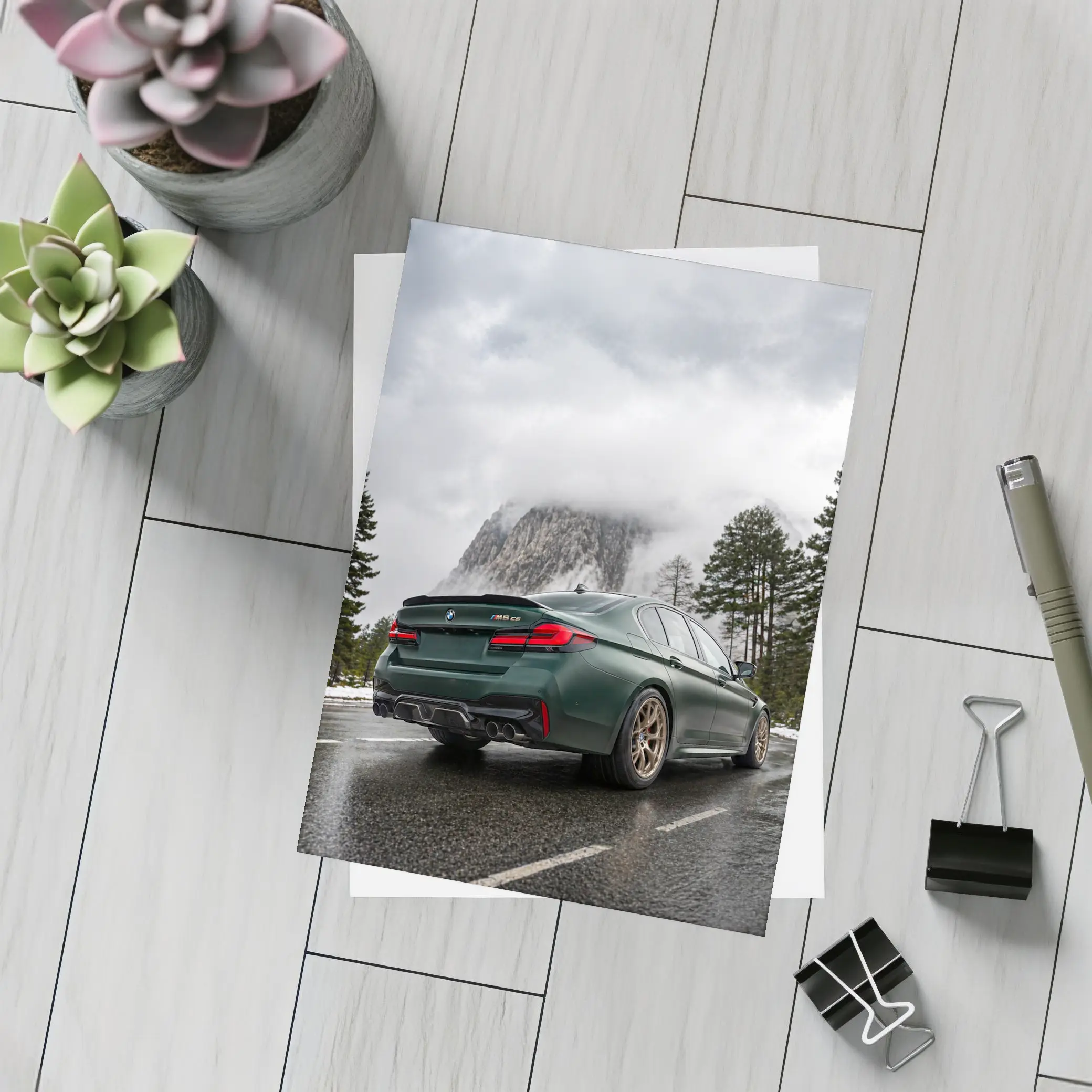 BMW M5 CS Green Mountain Road – Postcards