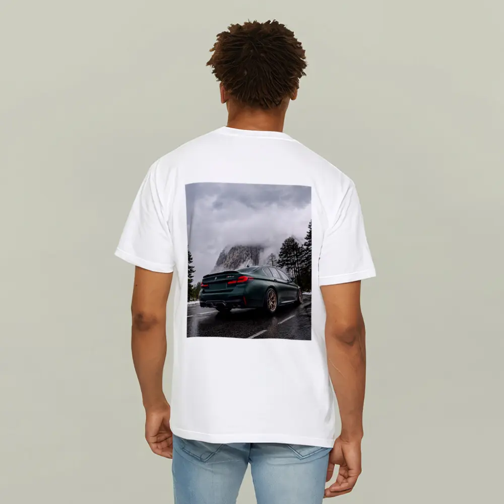BMW M5 CS Green Mountain Road – T-Shirts