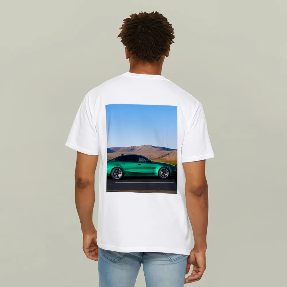 BMW M5 Sedan Green Desert Mountain Drive – T-Shirts