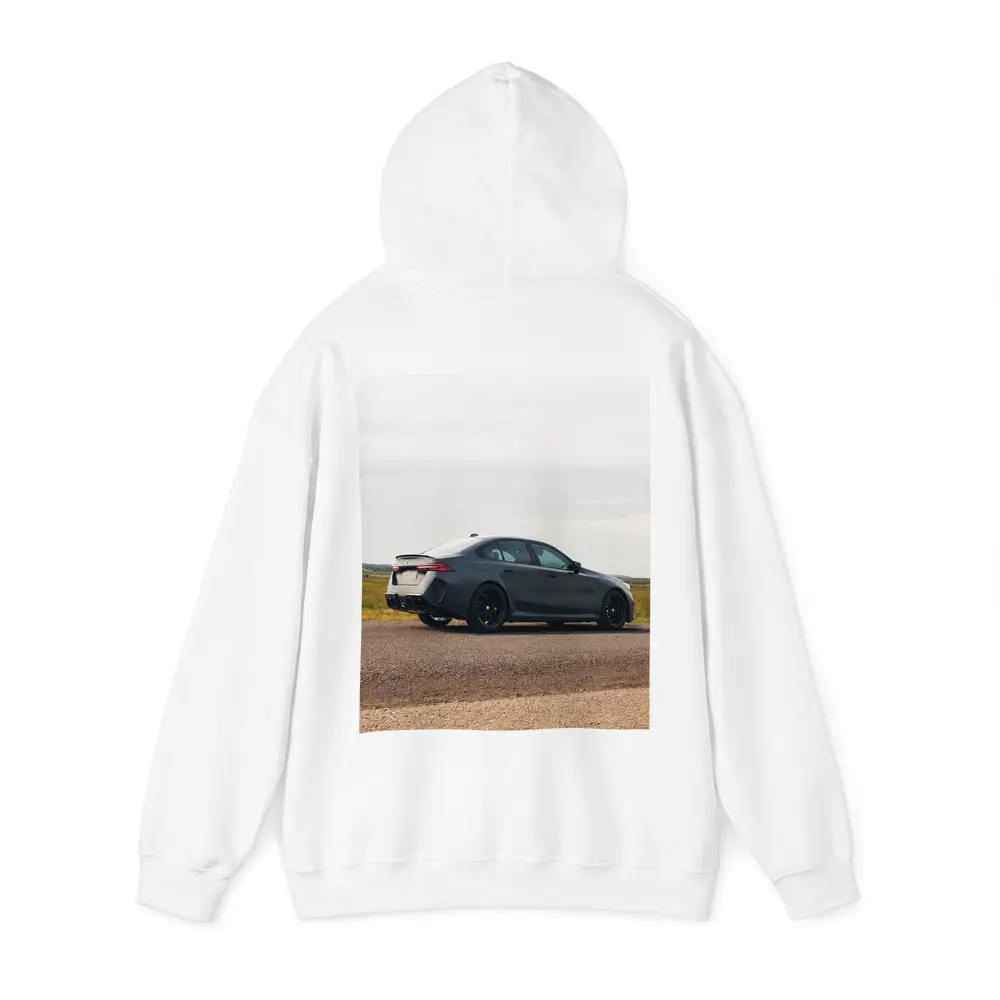 BMW M5 G90 Sedan Matte Gray Open Road – Hoodies