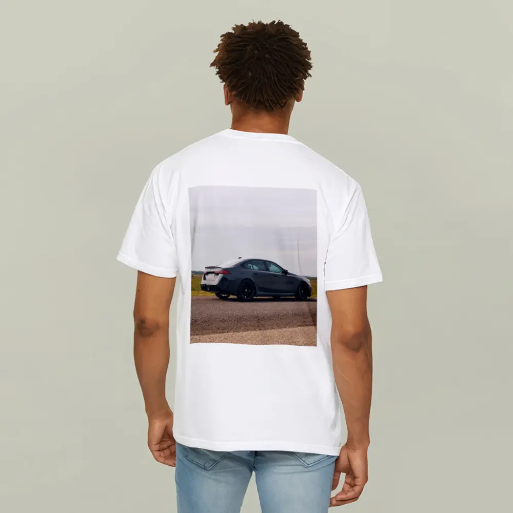 BMW M5 G90 Sedan Matte Gray Open Road – T-Shirts