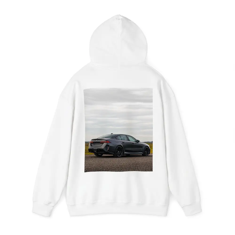 BMW M5 Sedan Gray Open Road – Hoodies