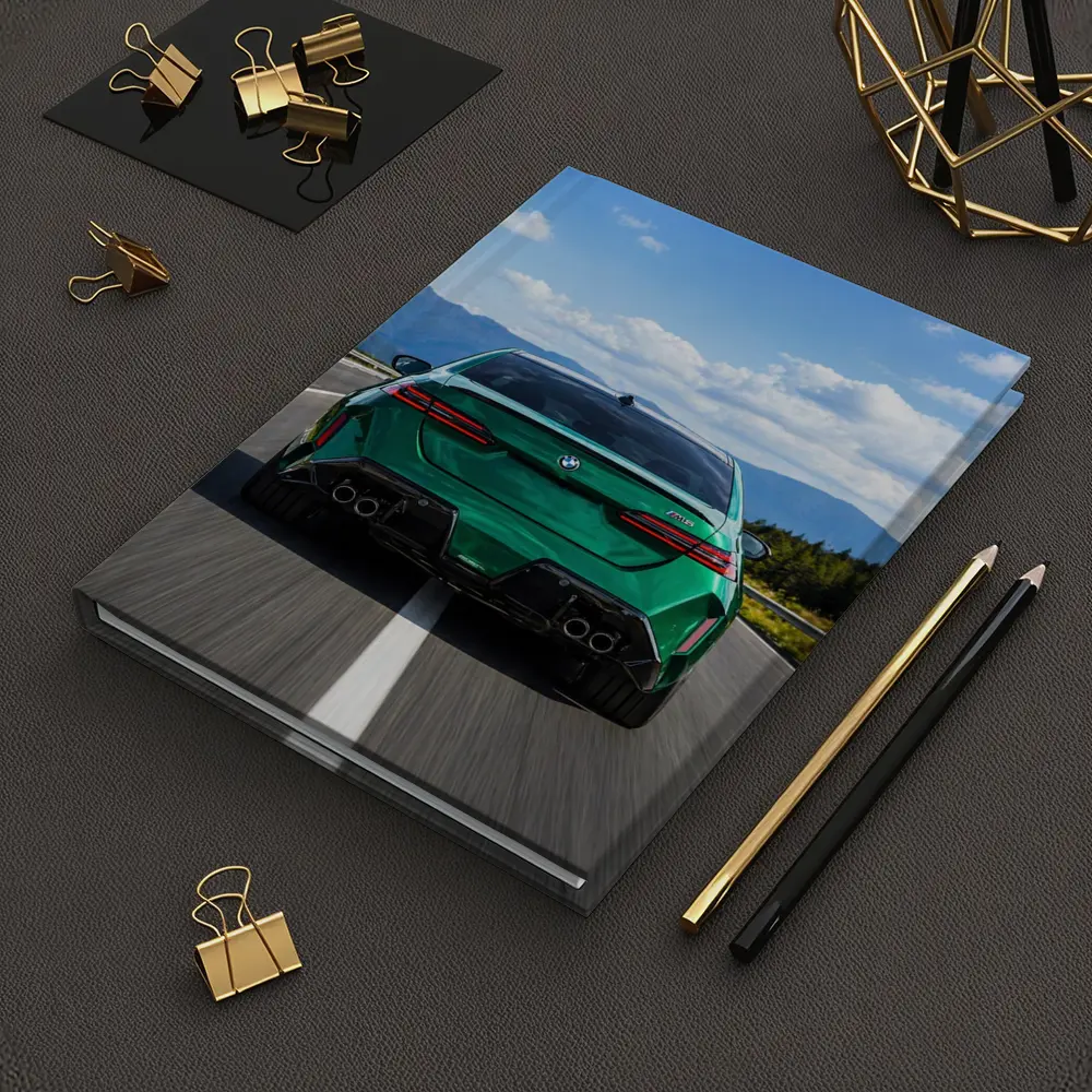 BMW M5 Green Rear View Mountain Road – Notebooks