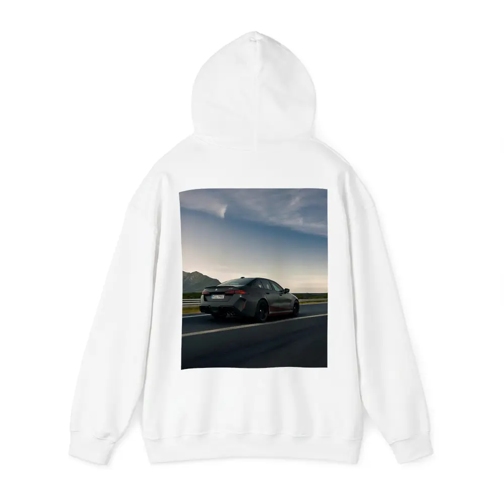 BMW M5 Sedan Gray Highway Mountain Drive – Hoodies