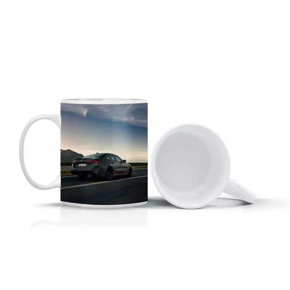 BMW M5 Sedan Gray Highway Mountain Drive – Mugs