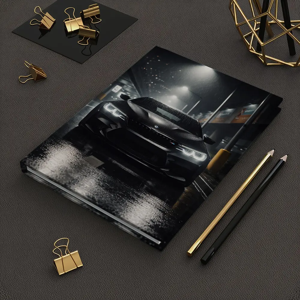 BMW M5 Black Front Rain Night Street – Notebooks