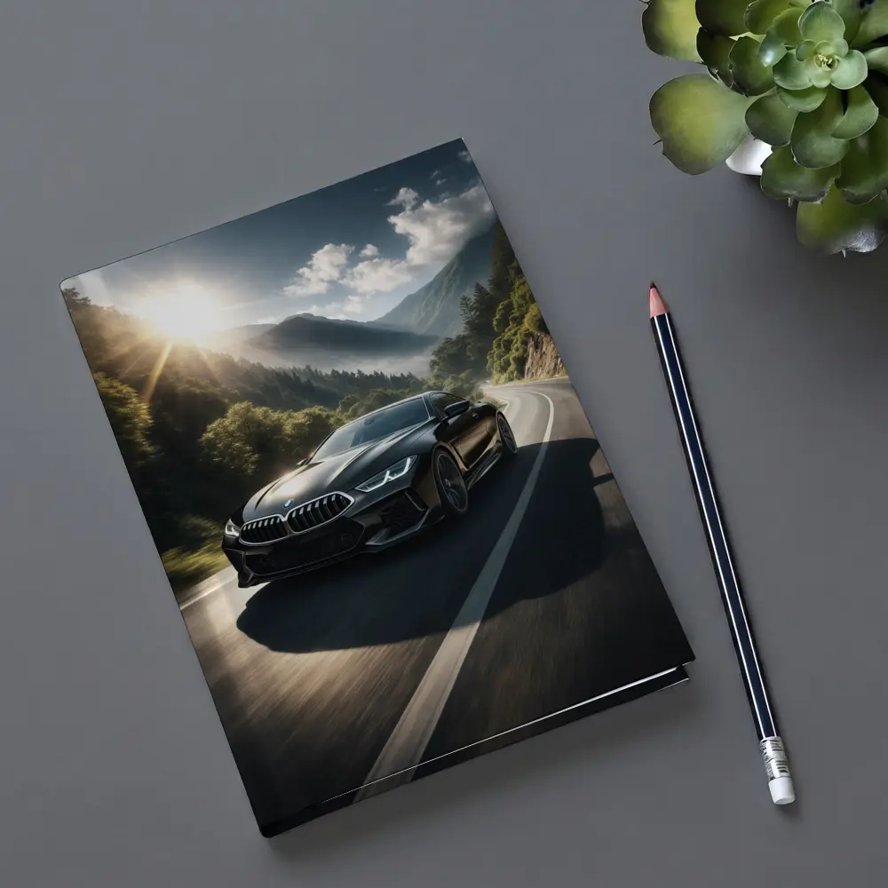 BMW M8 Black Coupe Mountain Road Drive – Notebooks