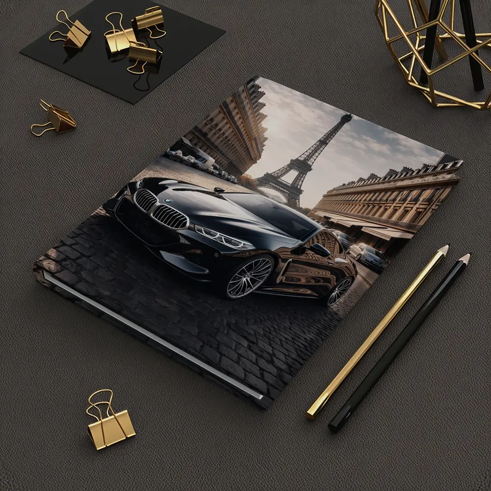 BMW M8 Black Coupe Paris Eiffel Tower – Notebooks