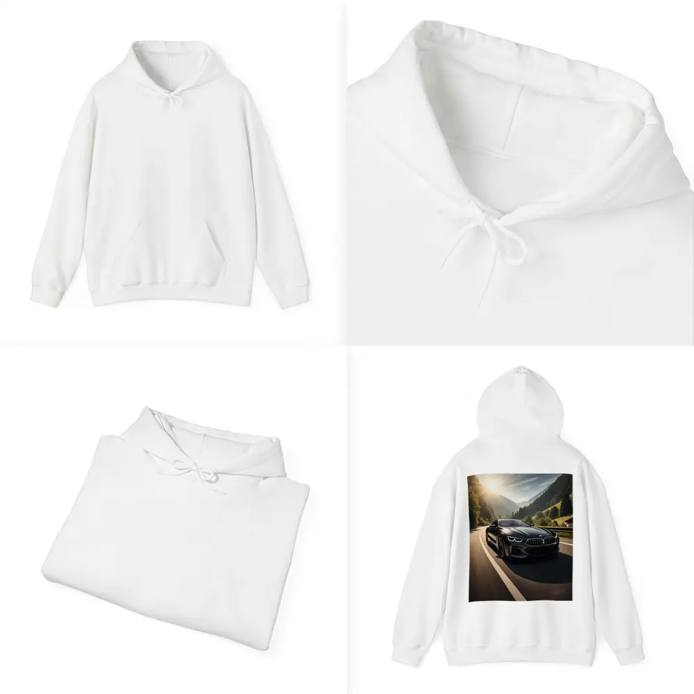 BMW M8 Black Coupe Mountain Road Drive – Hoodies