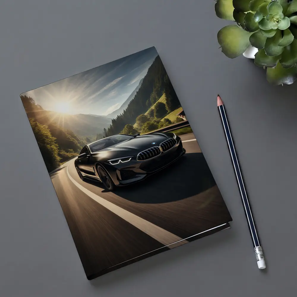 BMW M8 Black Coupe Mountain Road Drive – Notebooks