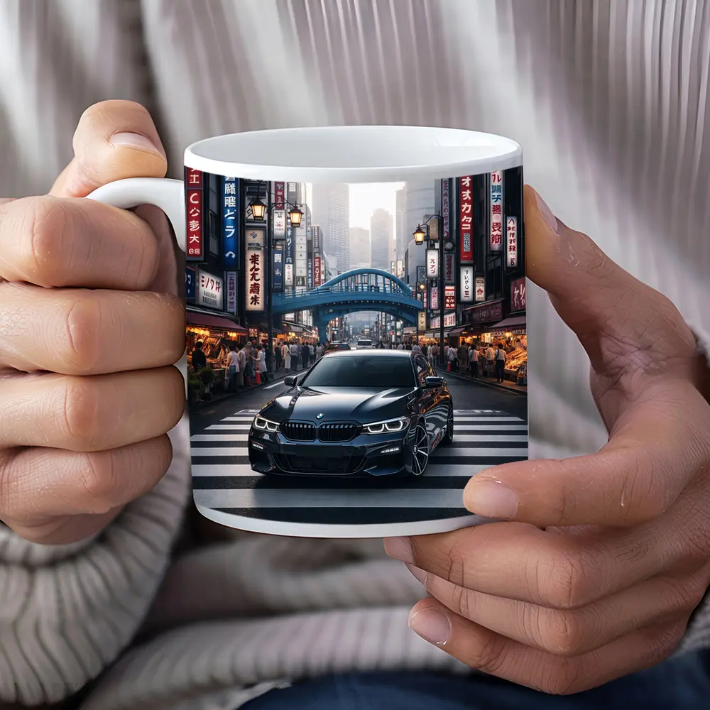 BMW Five Series Tokyo City Street – Mugs
