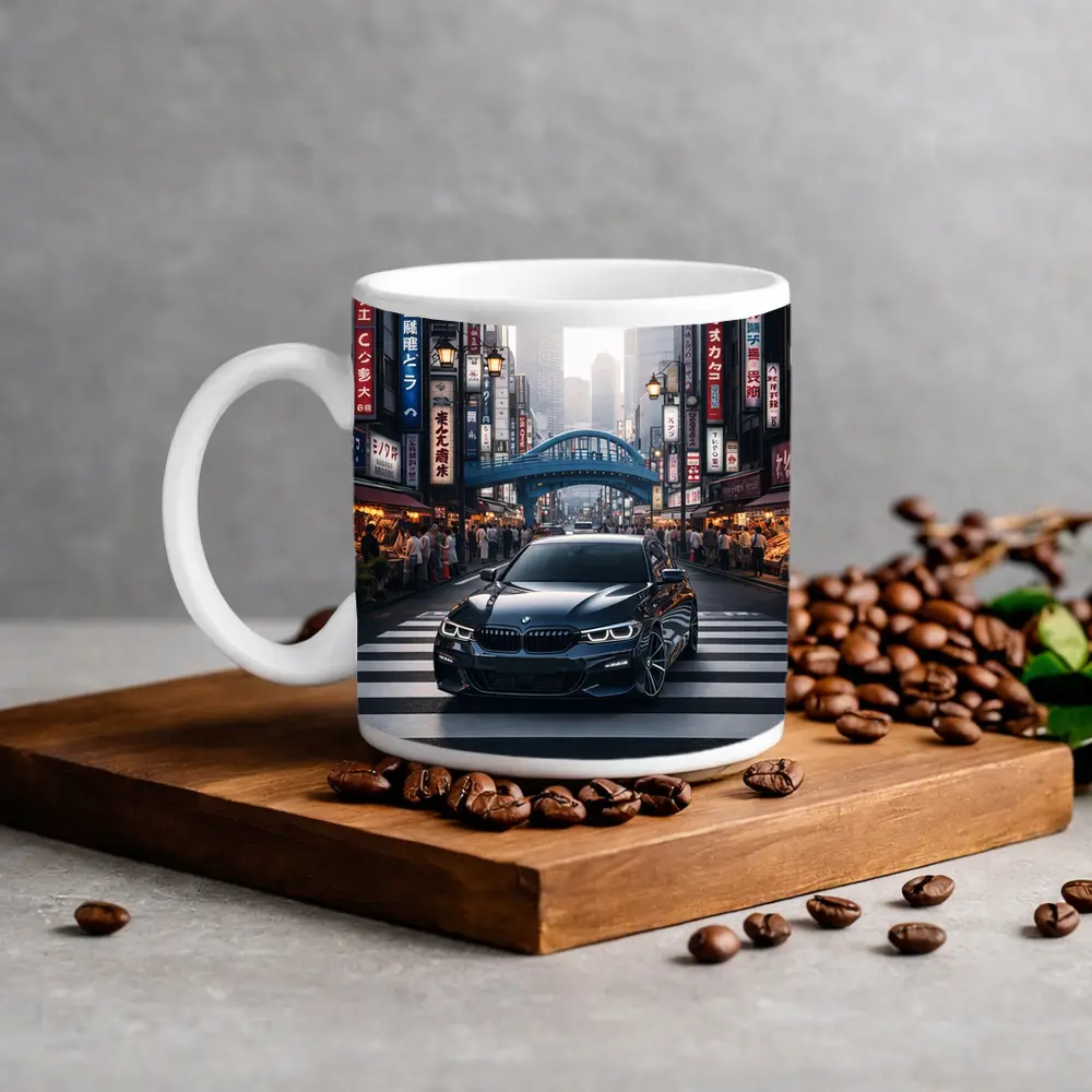 BMW Five Series Tokyo City Street – Mugs