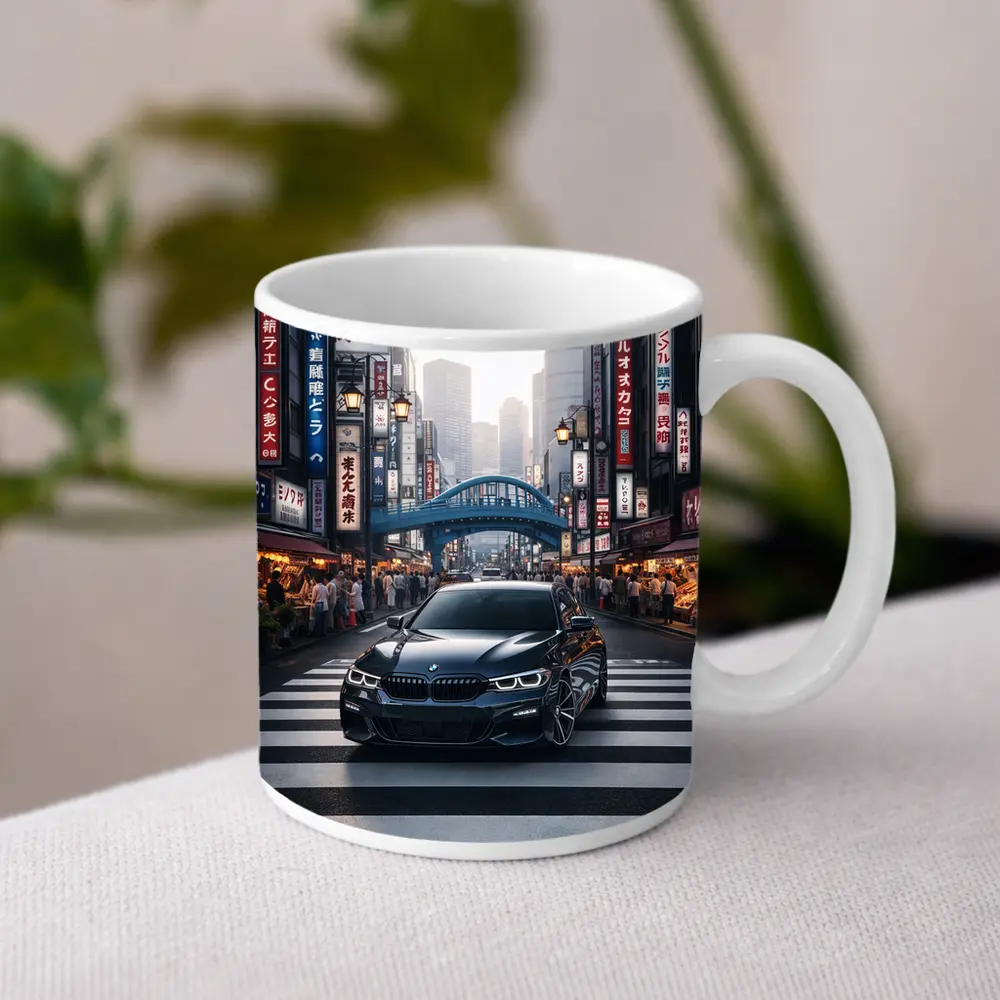 BMW Five Series Tokyo City Street – Mugs