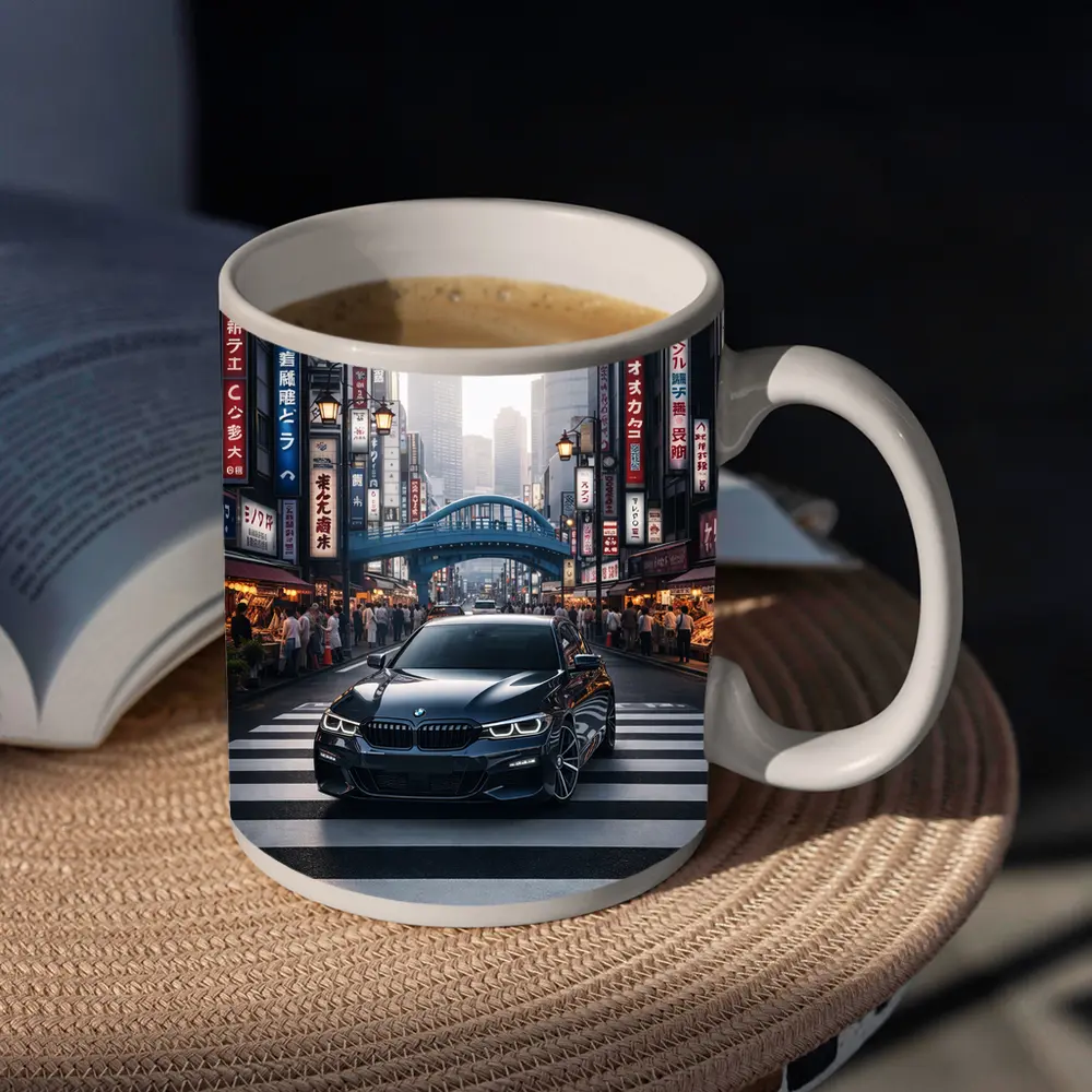 BMW Five Series Tokyo City Street – Mugs