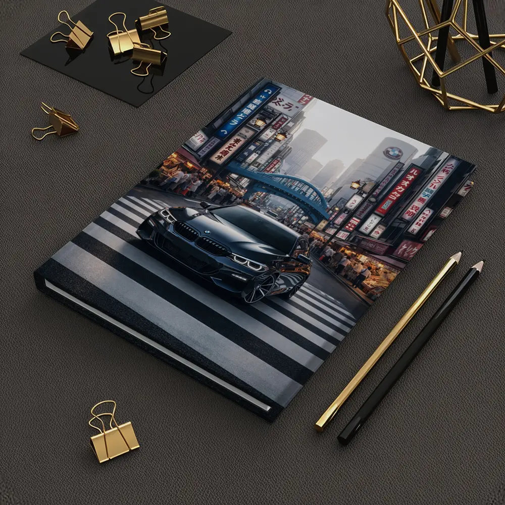 BMW Five Series Tokyo City Street – Notebooks