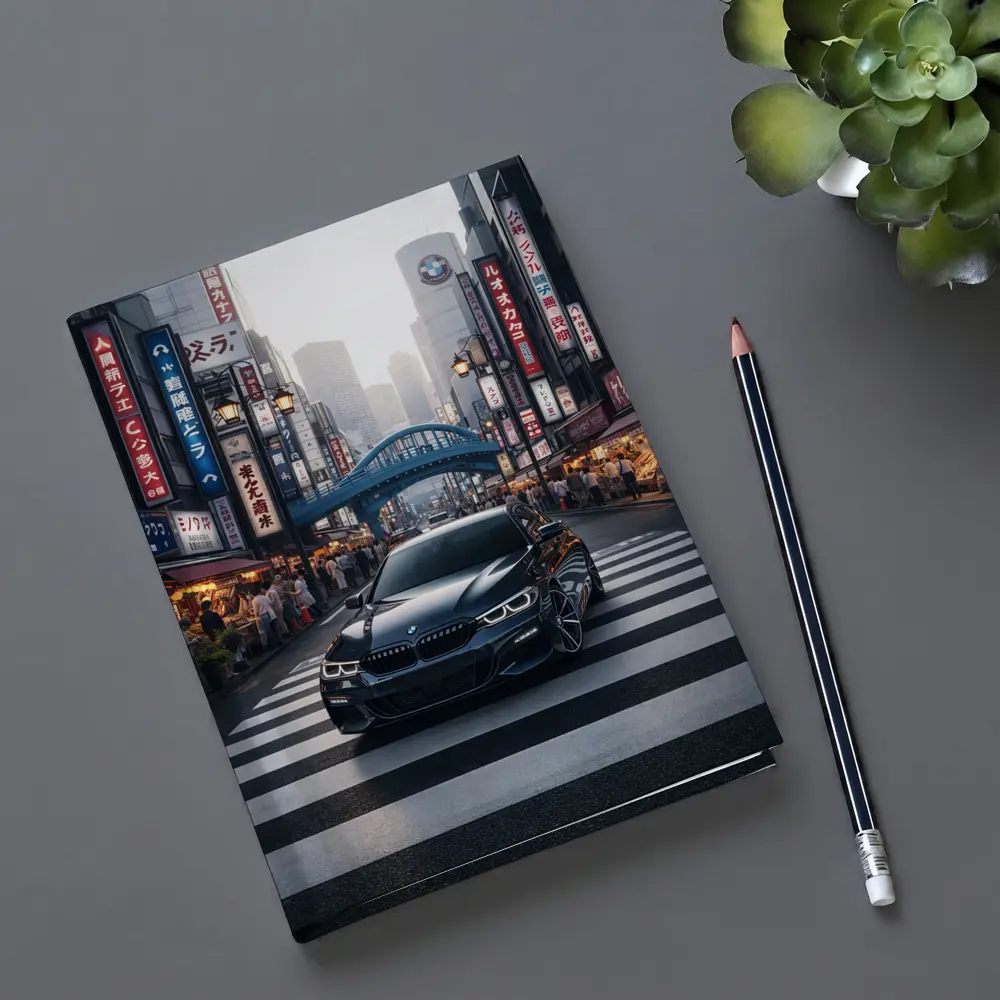 BMW Five Series Tokyo City Street – Notebooks